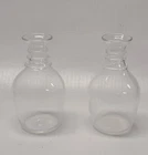 Pair of steuben glass mini-decanters