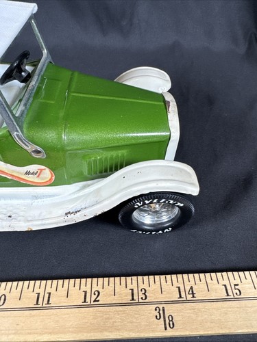 ✨Rare Nylint Model T Roadster Hot Rod Car VTG Pressed Steel Toy USA✨ - 第 5/13 張圖片