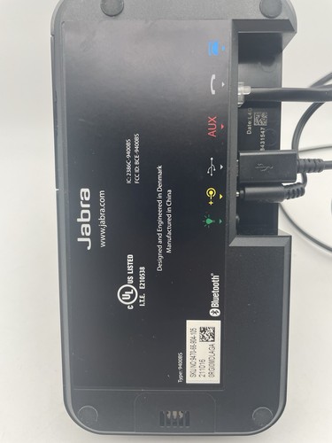 Jabra Pro 9400BS Bezprzewodowa jednostka bazowa Bluetooth + adapter sieciowy oraz przewody i zestaw słuchawkowy DZIAŁA - Zdjęcie 5 z 6