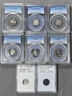Lot of 8 Graded Roosevelt Dimes PCGS MS PR CAM DCAM FB Silver