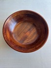 POMERANTZ WOOD LARGE VINTAGE SERVING/SALAD  KITCHEN BOWL