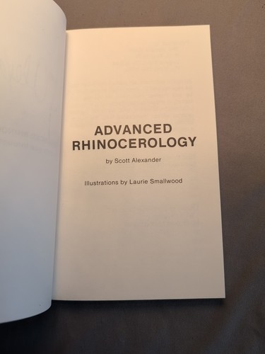 Advanced Rhinocerology handsigniert - Bild 4 von 5