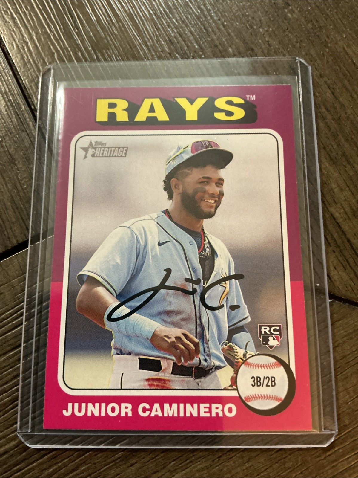 Junior Caminero 2024 Topps Heritage -  #267 (RC)