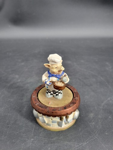 Vintage, Adorable Boston Warehouse Pig Chef Kitchen Timer - Working Condition - Picture 4 of 24