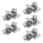  10 Pcs Fridge Shelf Clips Metal Cabinet Support Multipurpose Refrigerator
