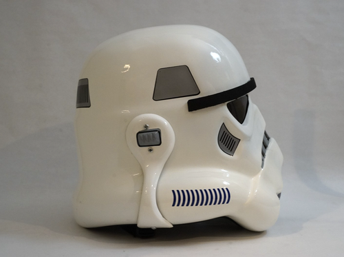 Star Wars IMPERIAL STORMTROOPER HELMET Cosplay Costume Full-Size Dark Lenses - Picture 5 of 20