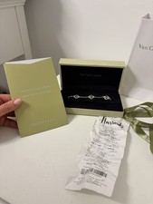 Silver Van Cleef & Arpels Bracelet - with Box and Papers
