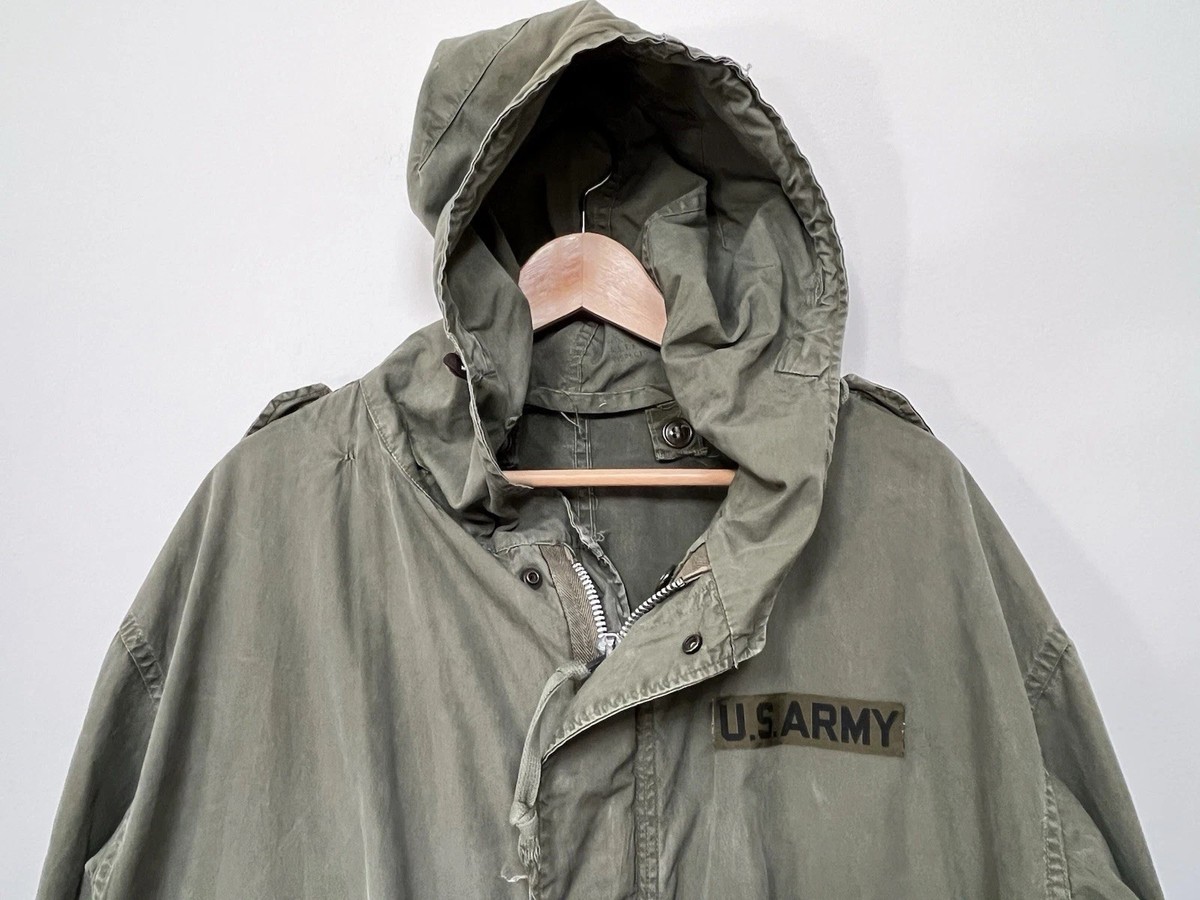Vtg US Army Military M51 Fishtail Parka Jacket Medium Shell Only M