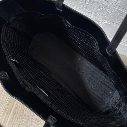 Autentic prada bag tote hand y2k vintage archive rare black logo business - Picture 14 of 20