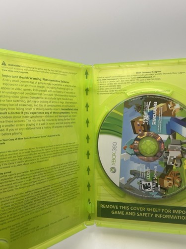 Minecraft - Microsoft Xbox 360 No Manuel - Tested! - Bild 3 von 6