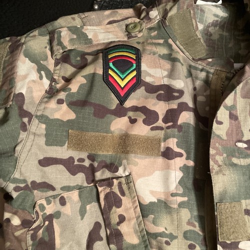 Ghana Militär Uniform Größe M Top Zustand mit Umhängetasche - Bild 3 von 20