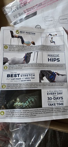 Teeter P2 Back Stretcher P21002 Decompression Workout Tool Brand New Complete - Picture 7 of 10