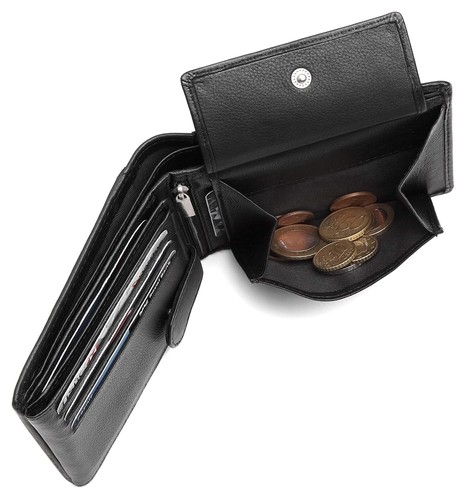 Wildhorn Genuine Leather Bifold Wallets RFID Blocking Men's Wallet Black - Picture 6 of 8