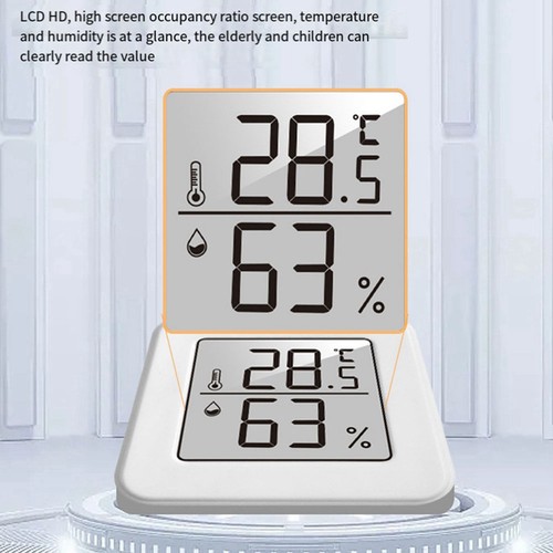 1207 Electronic Temperature and Humidity Meter Car with Smile Face6079 - Foto 3 di 10