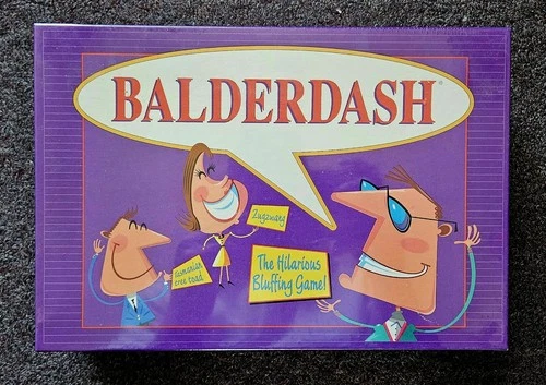 Vintage Sealed 1995 BALDERDASH Board Game Hilarious Bluffing Parker Brothers NIB