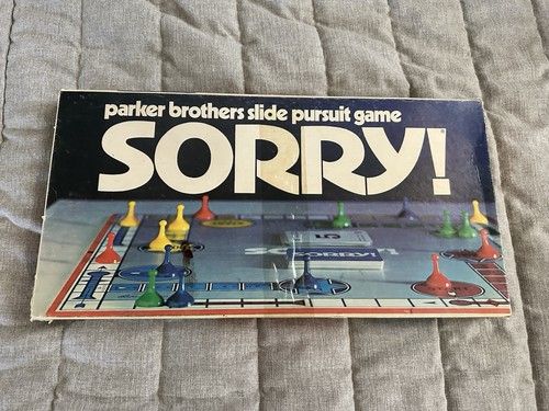 Vintage Sorry! Board Game by Parker Brothers 1972 Complete Set - 第 1/9 張圖片
