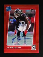 2021 Donruss Optic #269 Richie Grant Rated Rookies Autographs Red #d /35