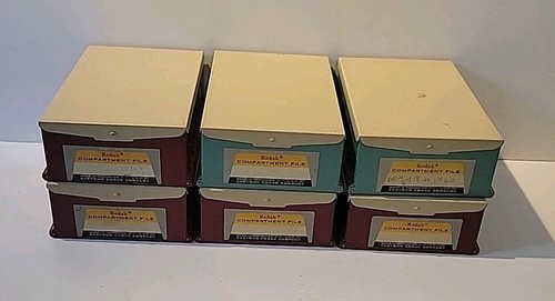 Lot Of 6 Kodak Kodaslide Vintage 35mm Slide Storage Compartment File - Picture 4 of 6