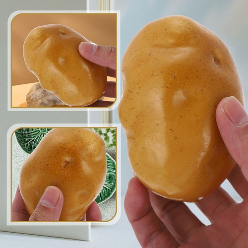  Set of 3 Potato Artificial Vegetable Fake Models Vegetables Realistic - Picture 9 of 12