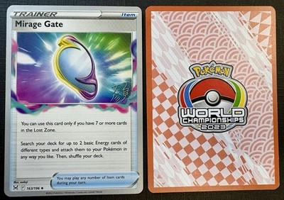2023 Pokemon World Championships Card - Mirage Gate 163/196 - RARE English TCG