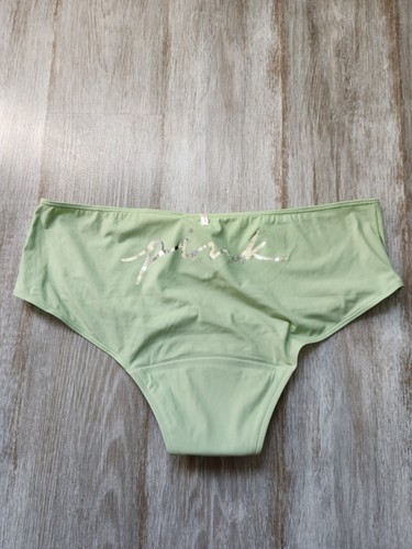NWT Victoria's Secret PINK Period Panties Underwear Hipster Bikini Green Sz XXL - Picture 7 of 8