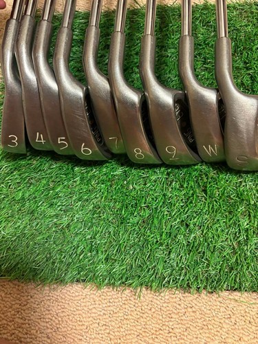 (Ping) Iron Set 9Piece EYE2 Orange Dot 3-W-S Flex Unknown Shaft ZZ LITE Used - Picture 10 of 24