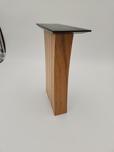 Schlabaugh & Sons Schreibtisch Manteluhr Art Deco Holzintarsien 9" Hergestellt in den USA Takane - Bild 6 von 21