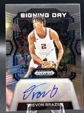 2024 Prizm Draft Picks Trevon Brazile Autograph Auto Signing Day #SD BRZ   PWE