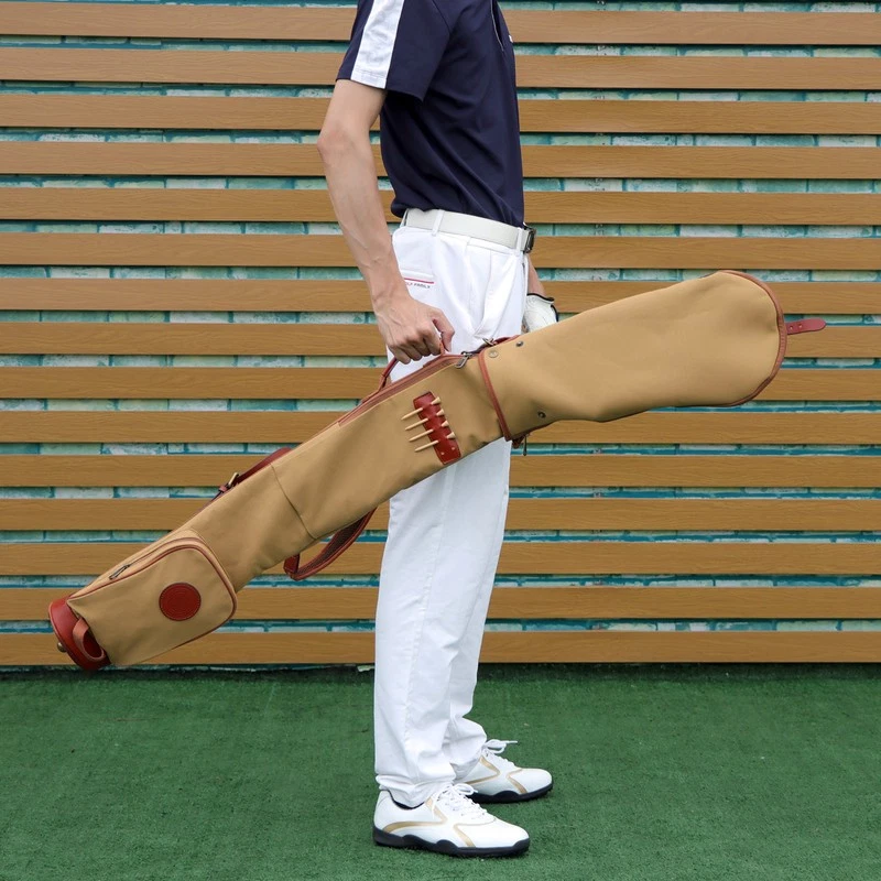 Bolsa de transporte para palos de golf Tourbon Sunday Range paquete de viaje cubierta de lluvia impermeable Foto 3 de 4