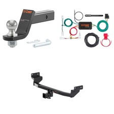 CURT Tow Package 2in Trailer Hitch, Wiring, #45056 Ball Mount Pin & Clip, 13329