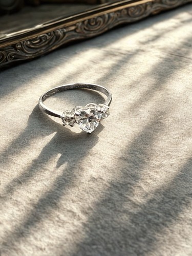 Silver Engagement Ring Limited Edition Celebrating British Heritage - Picture 7 of 9