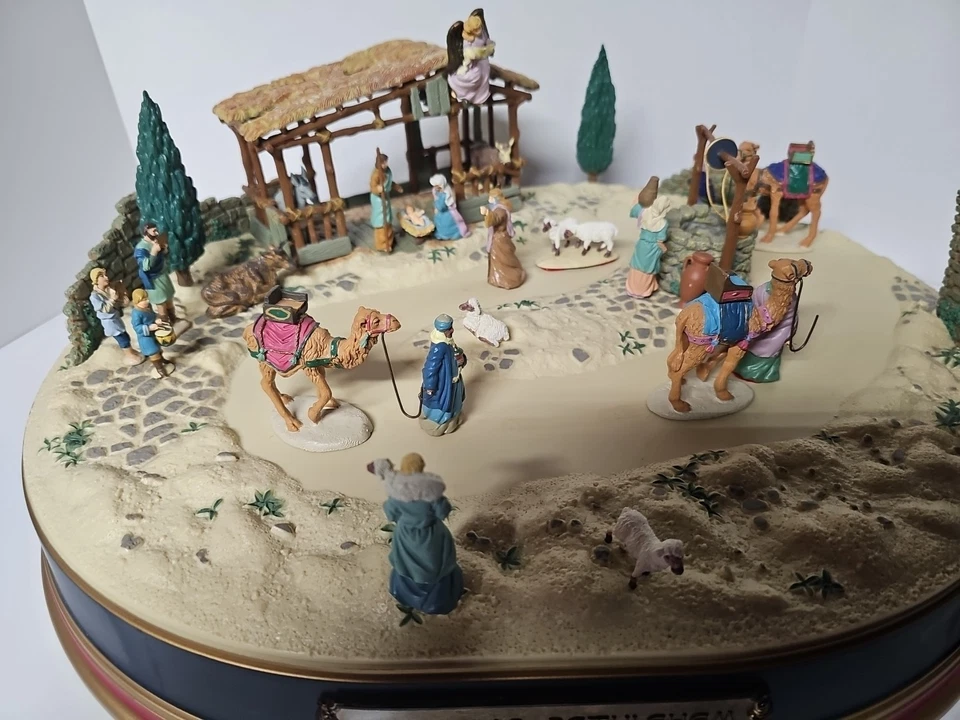 1997 Mr. Christmas/Christmas in Bethlehem 32 pçs/20 hinos Presépio Animado - Imagem 3 de 4