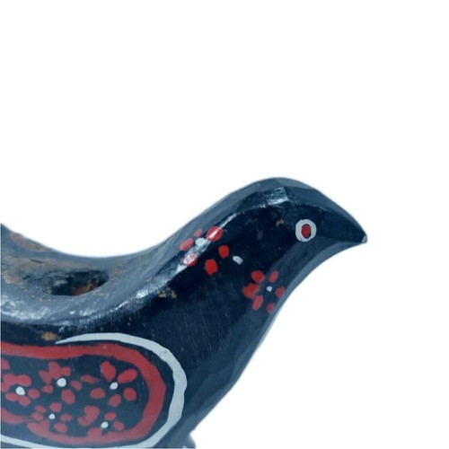 Bird Candle Holder Wood Sweden scandinavian - Picture 3 of 7