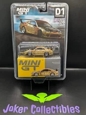 Mini GT #714 Nissan Silvia (S15) Top Secret D1GP Gold