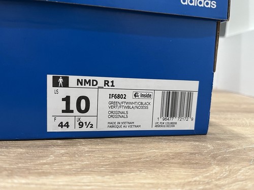 Adidas NMD_R1 grün/wolkenweiß/kernschwarz IF6802 Größe 10 - Bild 9 von 9