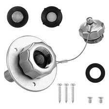  Metal RV Water Inlet, Hose Adapter RV Water Replacement W3C74179