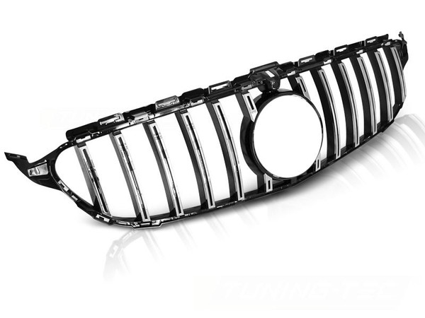 Sport KüHlergrill FüR Mercedes C-Klasse W205 2018- Schwarz Chrom-image