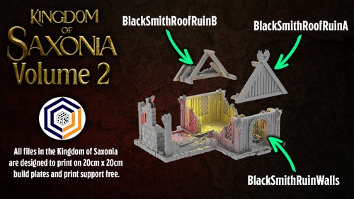 Black Smith Ruin 28mm Herr der Ringe Tabletop Gelände Terrain MESBG - Bild 4 von 4
