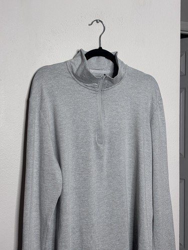 ALO Yoga Herren Gr. M Conquer 1/4 Zip Reform Langarm Oberteil Dark Heather Grey Gym - Bild 3 von 7