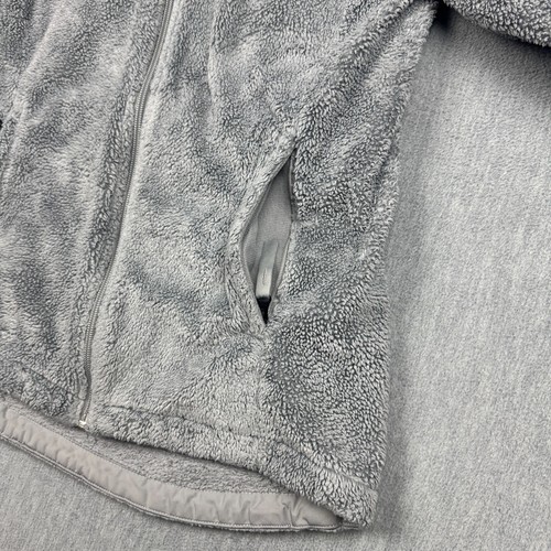 The North Face TNF Osito Jacket Womens XS Gray Fuzzy Soft Fleece Full Zip Coat - Picture 5 of 12