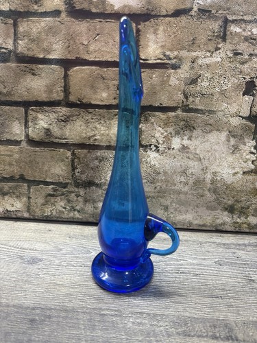 Vintage Williamsburg Glass Co. Virginia Hand Blown Glass Pitcher/Vase