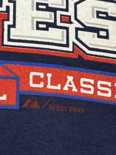 2009 World Baseball Classic USA Team T-Shirt Double Sided Flag MLB Majestic XL - Picture 3 of 7
