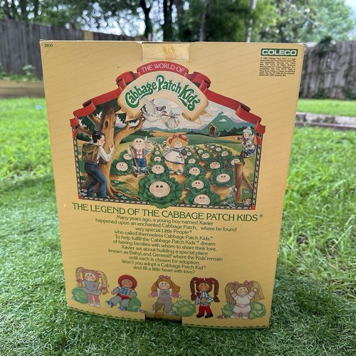 1983 Cabbage Patch Kinder Mädchen braune Haare braune Augen Grübchen Schnuller rosa Kleid - Bild 9 von 11