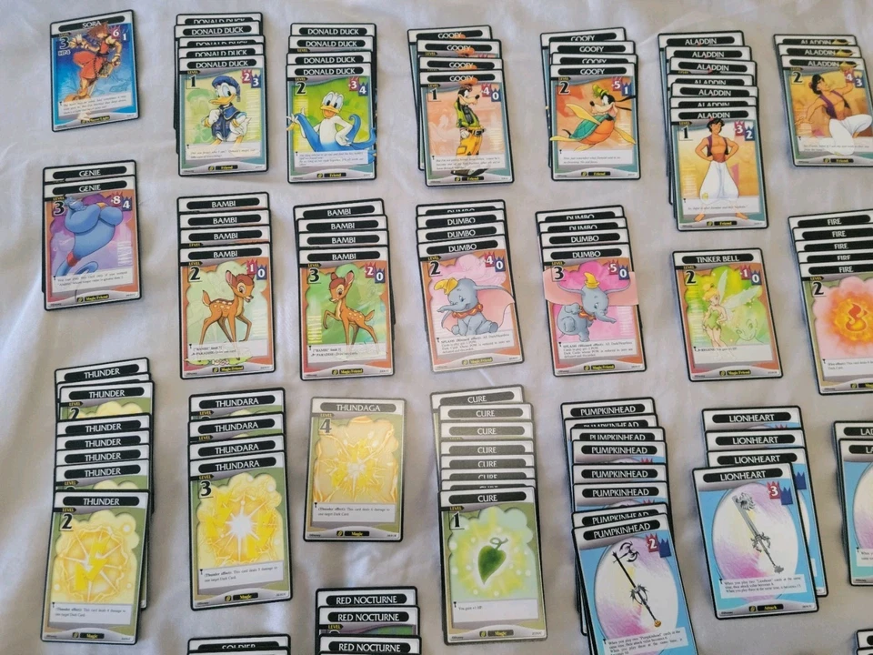 Kingdom Hearts TCG Base Set Lot - Image 2 of 4