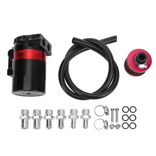 Oil Baffled Reservoir Oil Catch Can Heavy Duty Aluminium Alloy For Car - Picture 12 of 12