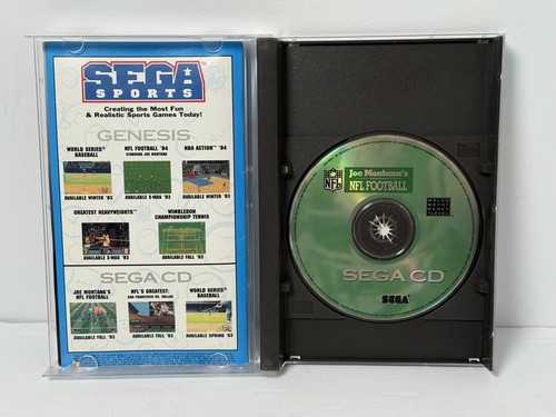 Joe Montana's NFL Football (Sega CD, 1993) CIB COMPLETE - Picture 5 of 10