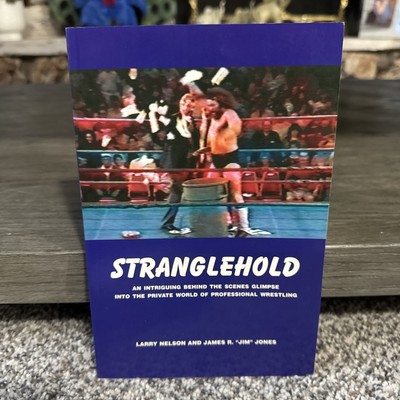 AWA ESPN SIGNED NEW vintage pro wrestling book Larry Shipley Nelson signed