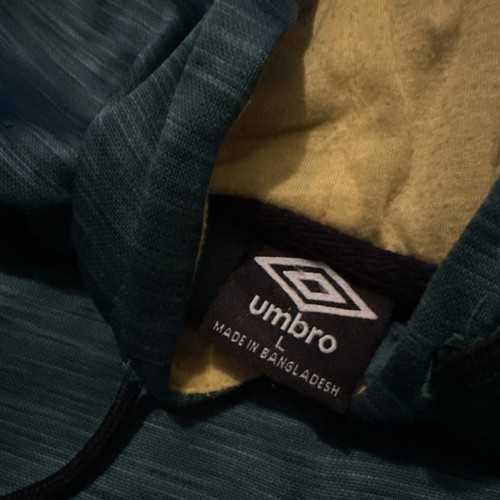 Brasil Brazil Umbro Men's National Soccer Team Warmup Hoodie Sweatshirt Green L - Picture 5 of 6