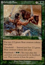 Grizzly Fate - Medium Play MTG Judgment