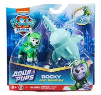 Modellino PAW Patrol, Aqua Pups Rocky e Sawfish - Foto 2 di 2